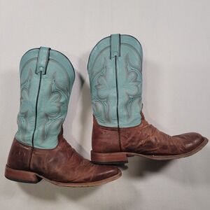 Tony Lama Men Honey Cabra 13" Western Boots 11.5 EE TL3002 Square Toe